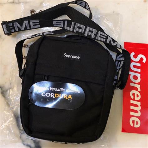 supreme shoulder bag ss18 real vs fake|authentic supreme vs fake clothing.